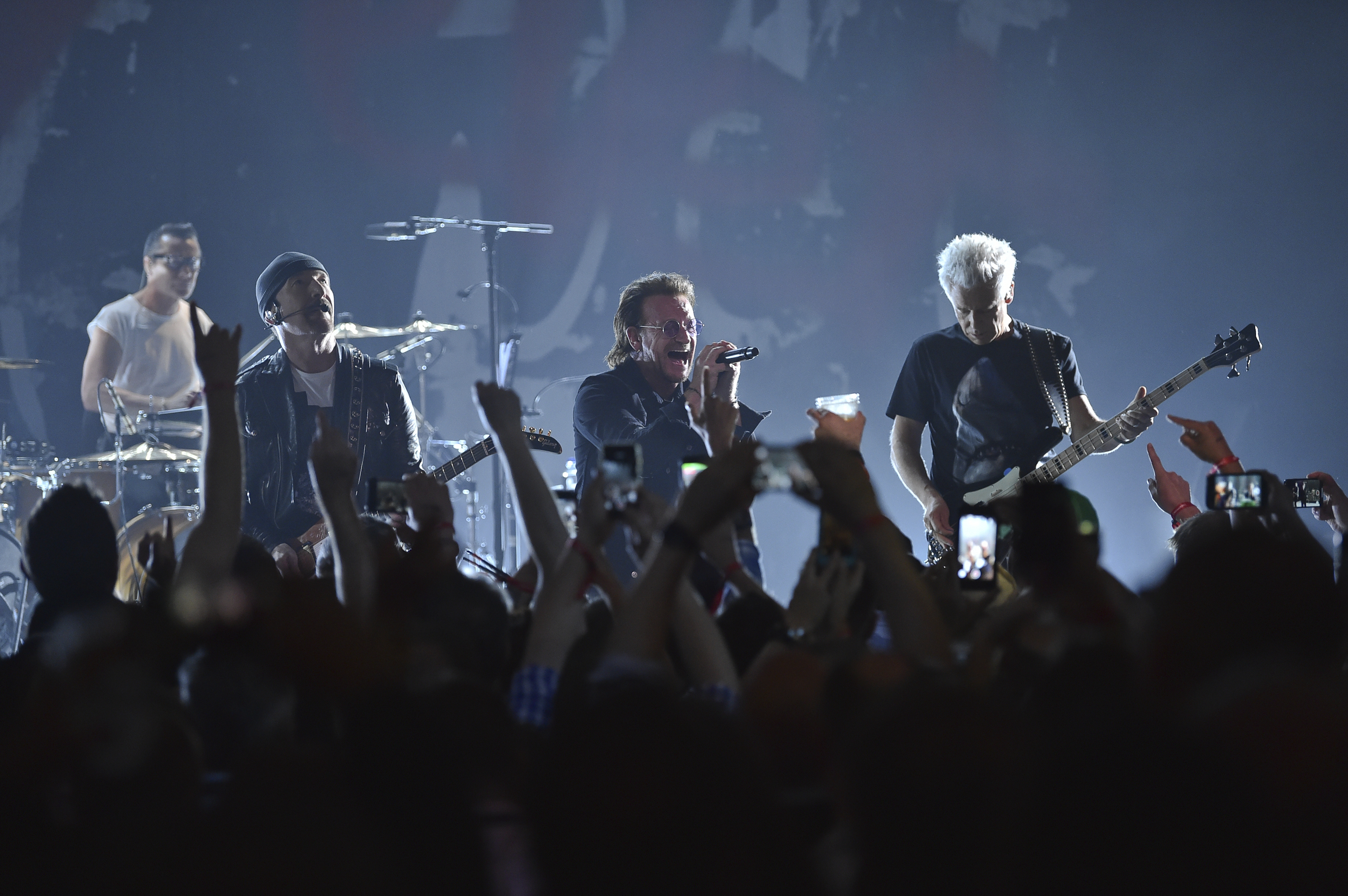 Larry Mullen Jr, The Edge, Bono, Adam Clayton