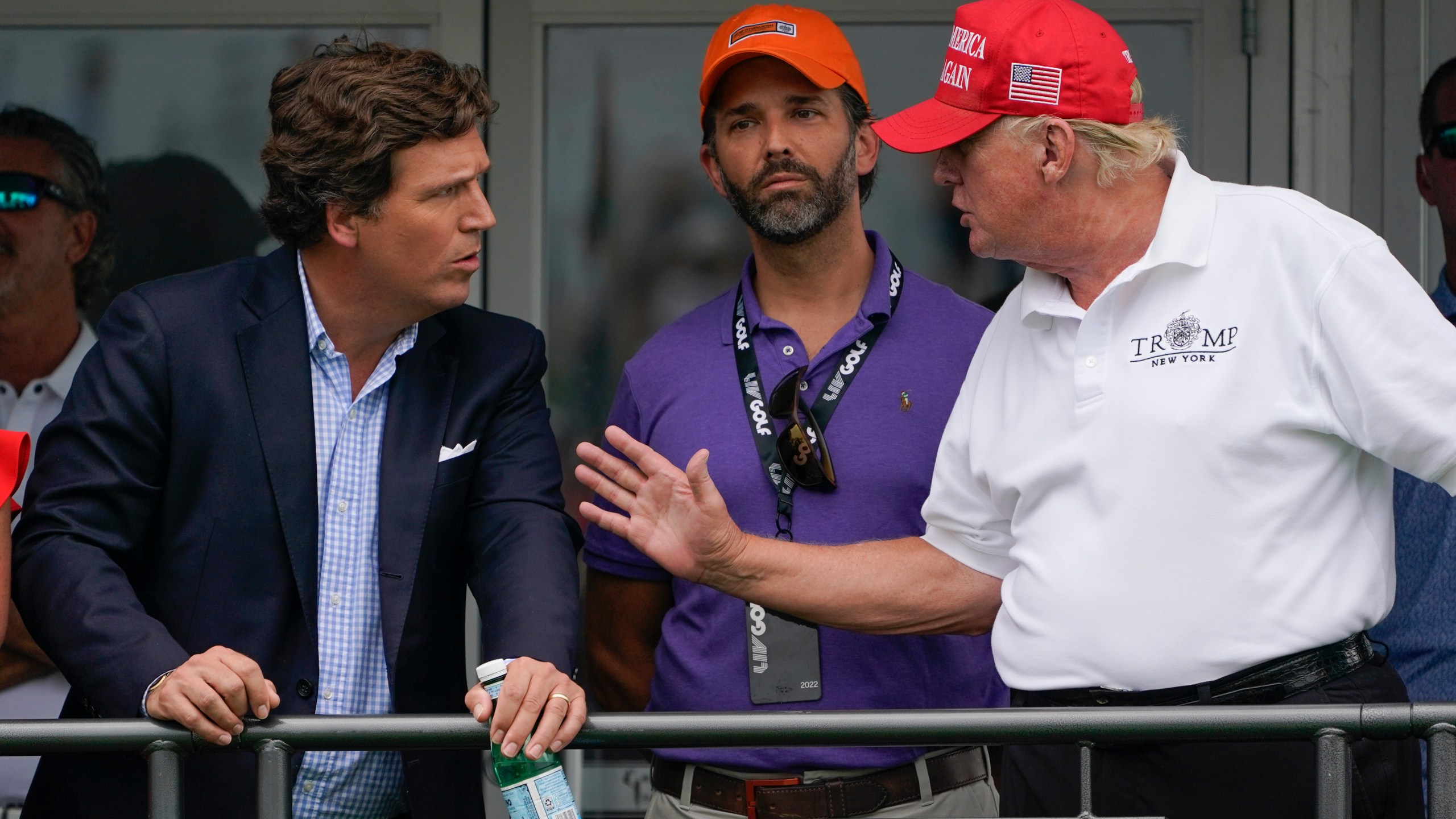 Donald Trump, Donald Trump Jr., Tucker Carlson