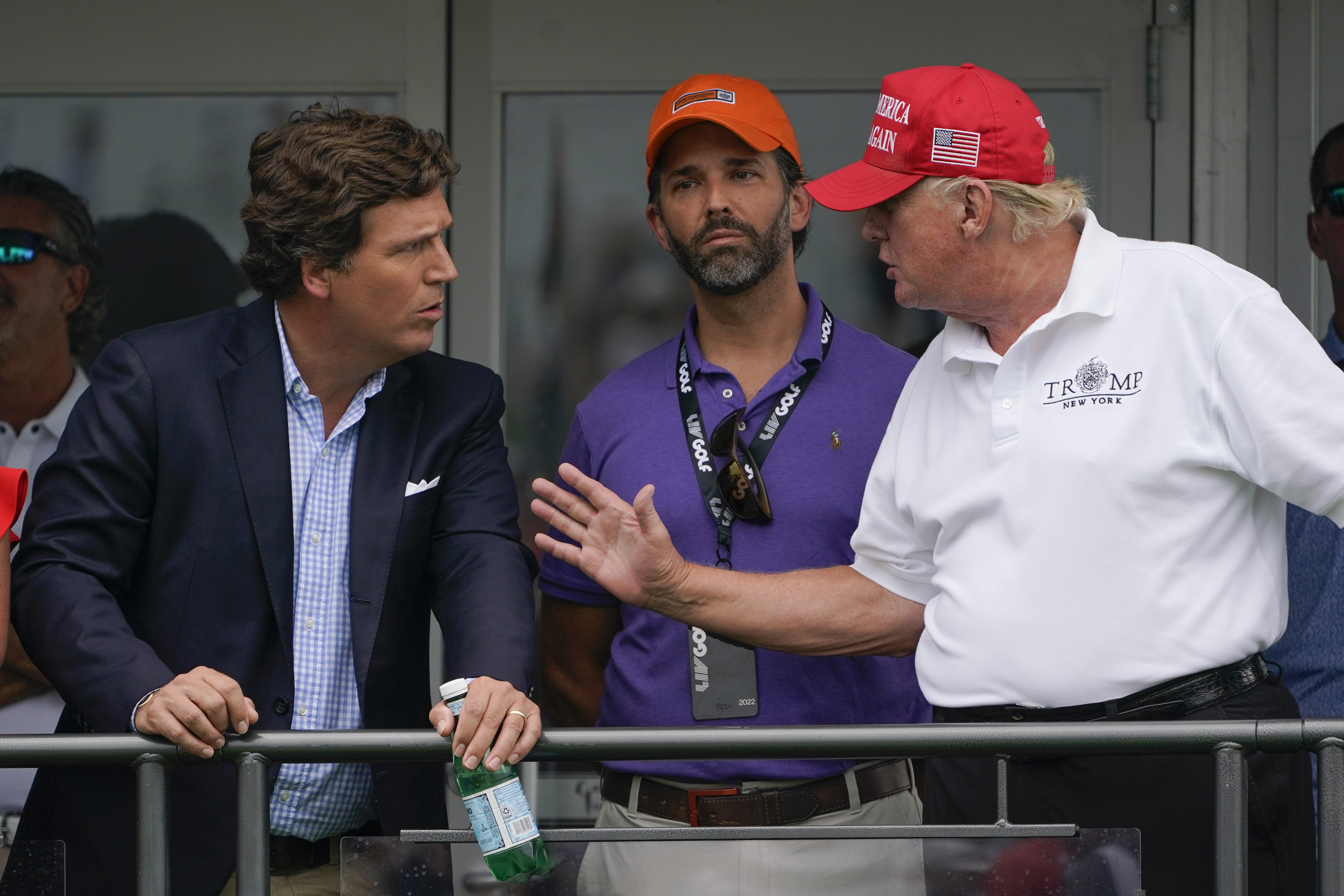 Donald Trump, Donald Trump Jr., Tucker Carlson