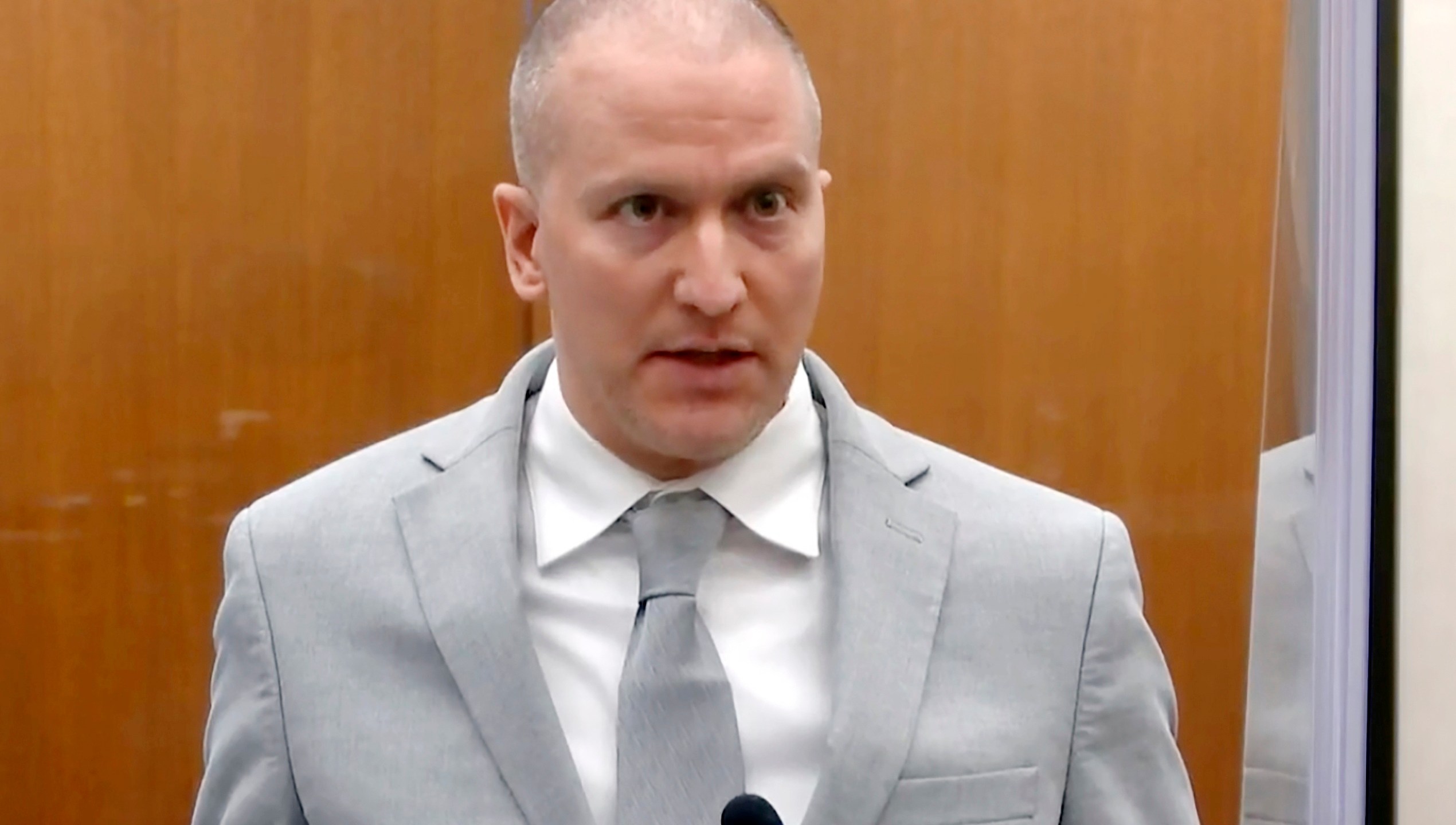 FILE In this image taken from video, former Minneapolis police Officer Derek Chauvin addresses the court at the Hennepin County Courthouse on June 25, 2021, in Minneapolis. The city of Minneapolis agreed Thursday, April 13, 2023, to pay nearly $9 million to settle lawsuits filed by two people who said Chauvin pressed his knee into their necks years before he used the same move to kill George Floyd. (Court TV via AP, Pool, File)