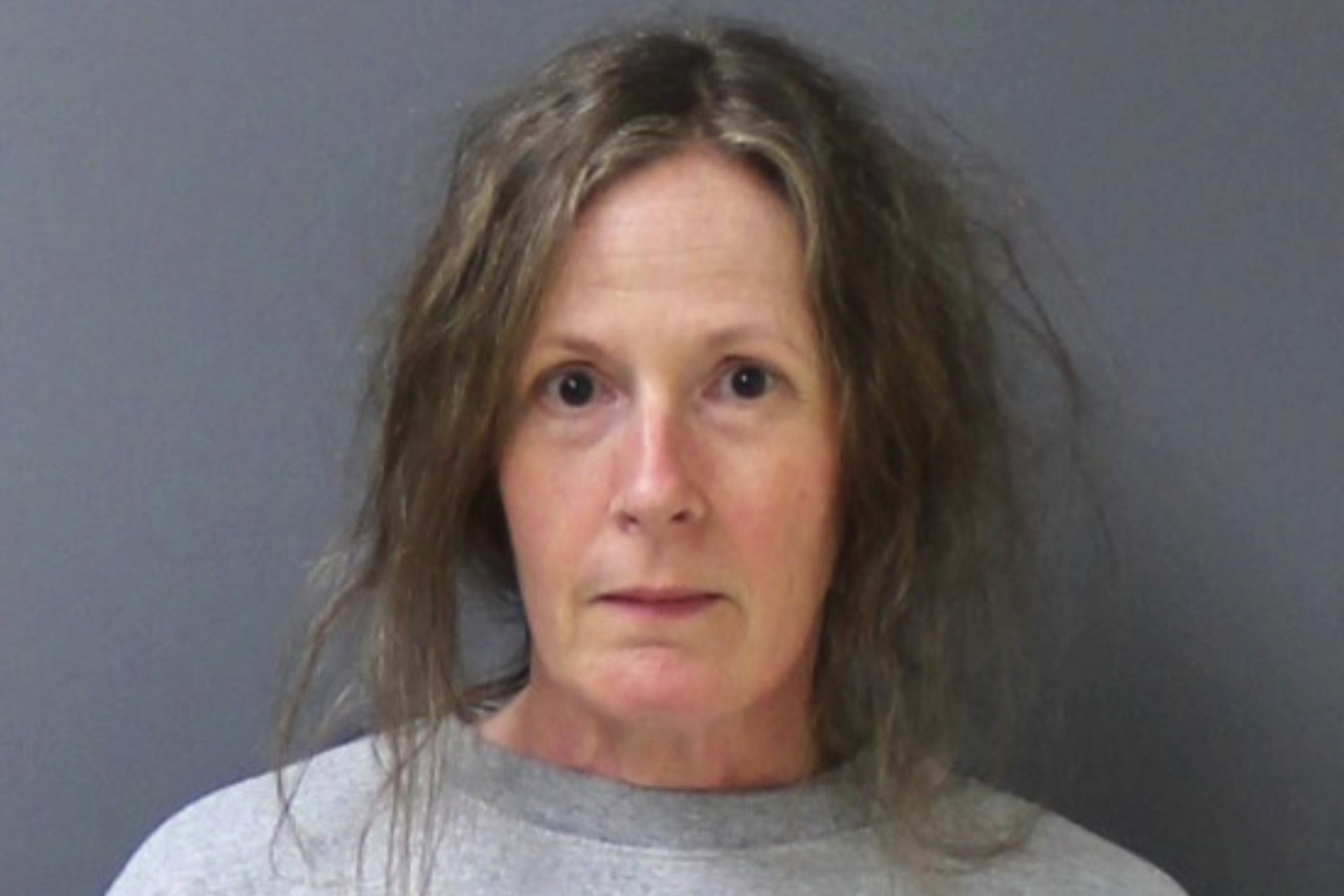 This image provided by the Minnesota Department of Corrections shows Kim Potter. The former Brooklyn Center Police Officer is scheduled to be released from prison on Monday, April 24, 2023. Potter was sentenced to two years in prison in February 2022 after being convicted of manslaughter in the death of 20-year-old Daunte Wright. She shot Wright and said she confused her Taser with her handgun. (Minnesota Department of Corrections via AP)