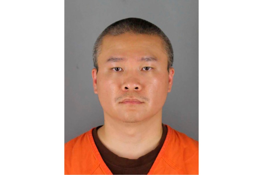 FILE - This photo provided by the Hennepin County, Minn., Sheriff's Office on June 3, 2020, shows Tou Thao, a former Minneapolis police officer who held back bystanders while his colleagues restrained a dying George Floyd. Thao was found guilty on Monday, May 1, 2023 of aiding and abetting manslaughter. (Hennepin County Sheriff's Office via AP, File)