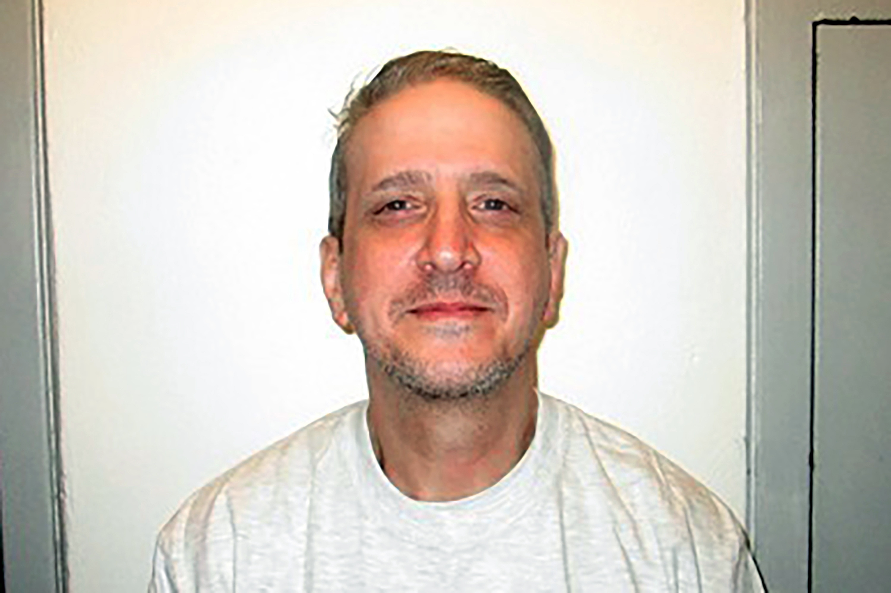 FILE - This photo provided by the Oklahoma Department of Corrections shows death row inmate Richard Glossip on Feb. 19, 2021. The Supreme Court on Friday, May 5, 2023, blocked Oklahoma from executing Glossip after the state's attorney general agreed his life should be spared. (Oklahoma Department of Corrections via AP, File)