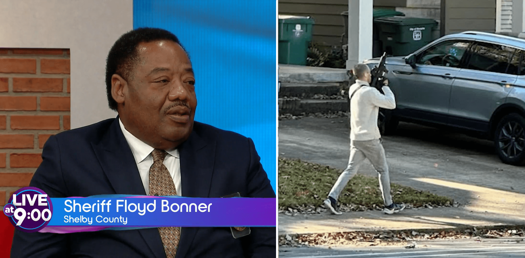 Today, on Live at 9, Shelby County Sheriff Floyd Bonner responds to the viral image of a man wielding an assault-style rifle near a school in Midtown Memphis.