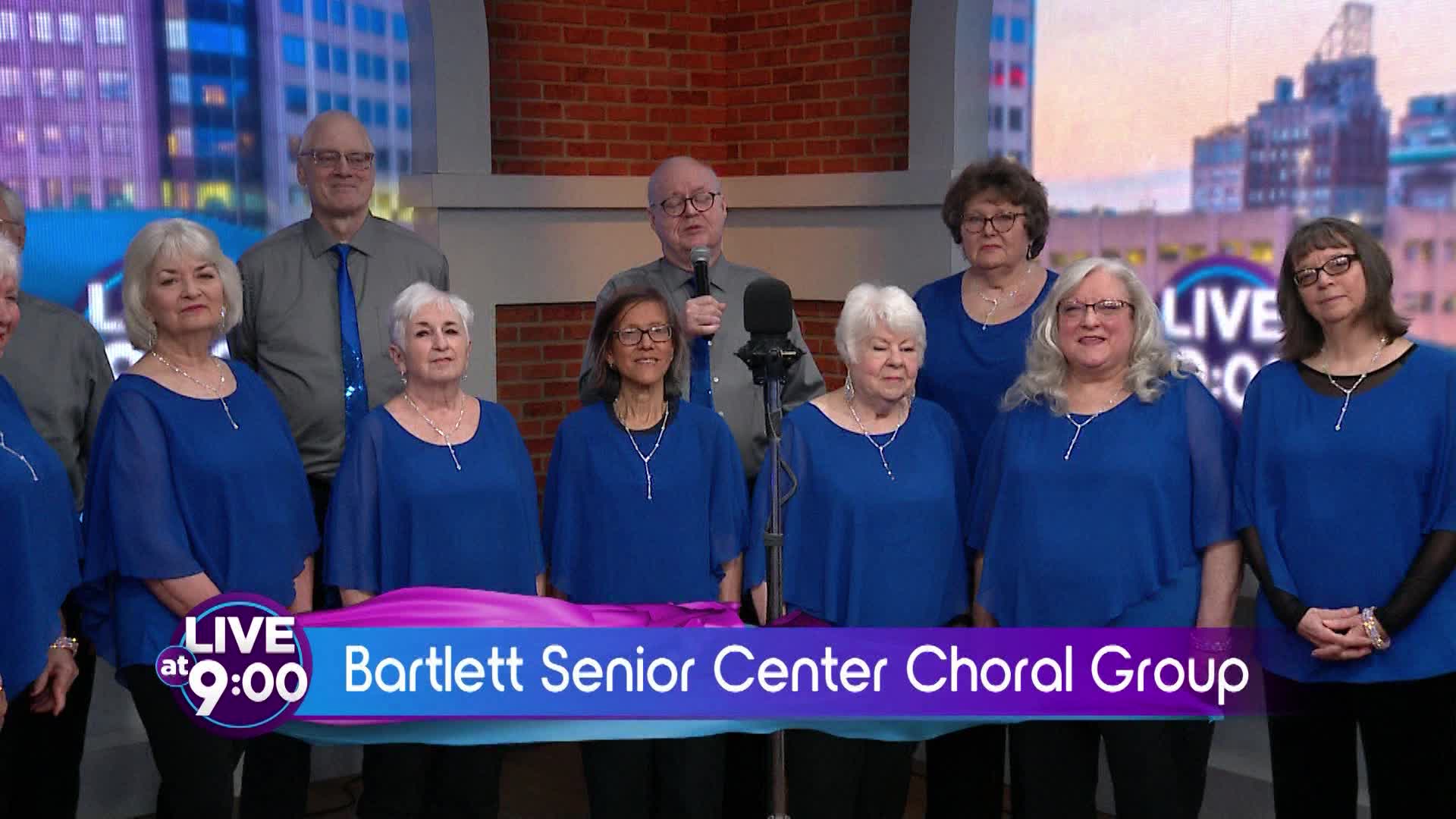 Live at 9 Christmas Music Special, featuring The Bartlett Senior Center Choral Group
