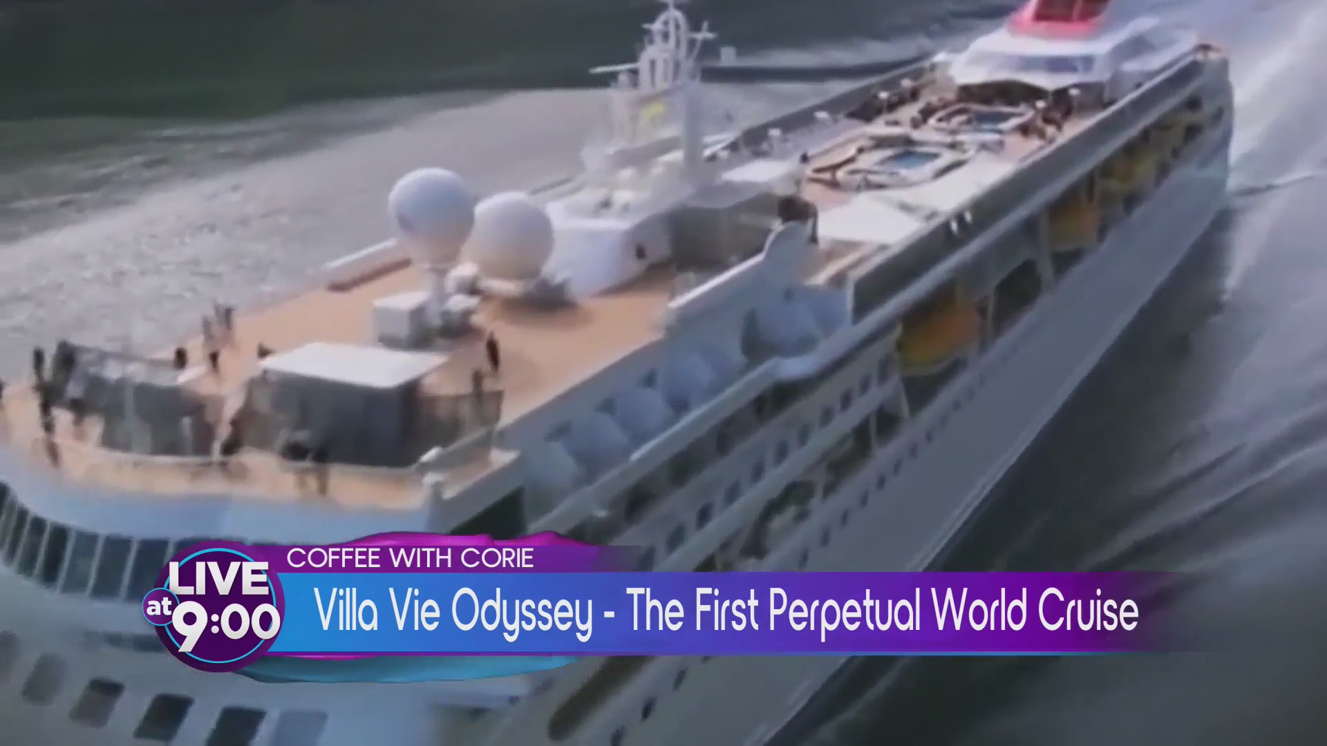 The First Perpetual Cruise Ship, Ticketmaster Sued by the United States, and Chocolate Chip's Decline, all on Coffee with Corie