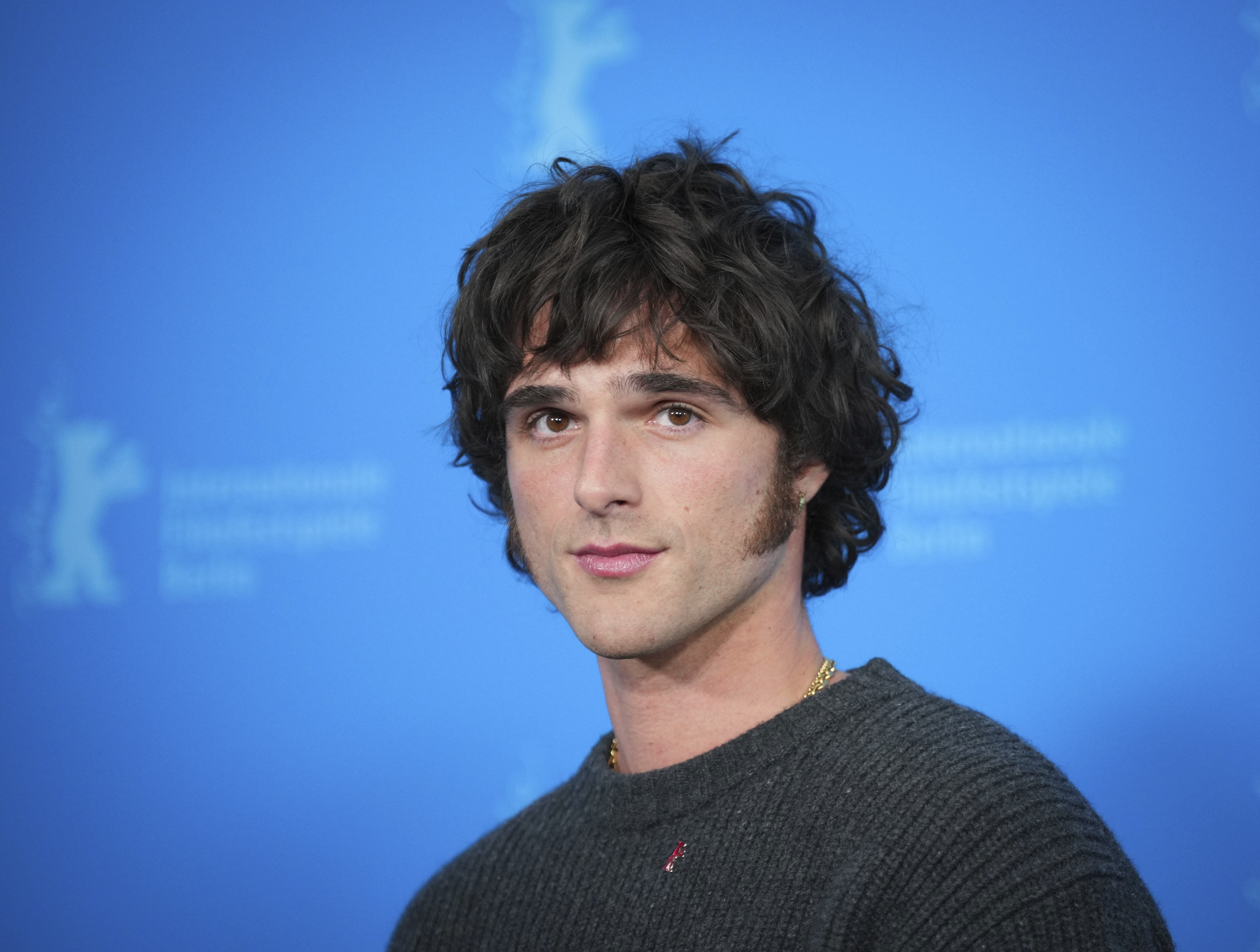 FILE - Actor Jacob Elordi appears at the photo call for the film "The Narrow Road to the Deep North" at the International Film Festival, Berlinale, in Berlin, on Feb. 15, 2025. (Soeren Stache/dpa via AP, File)