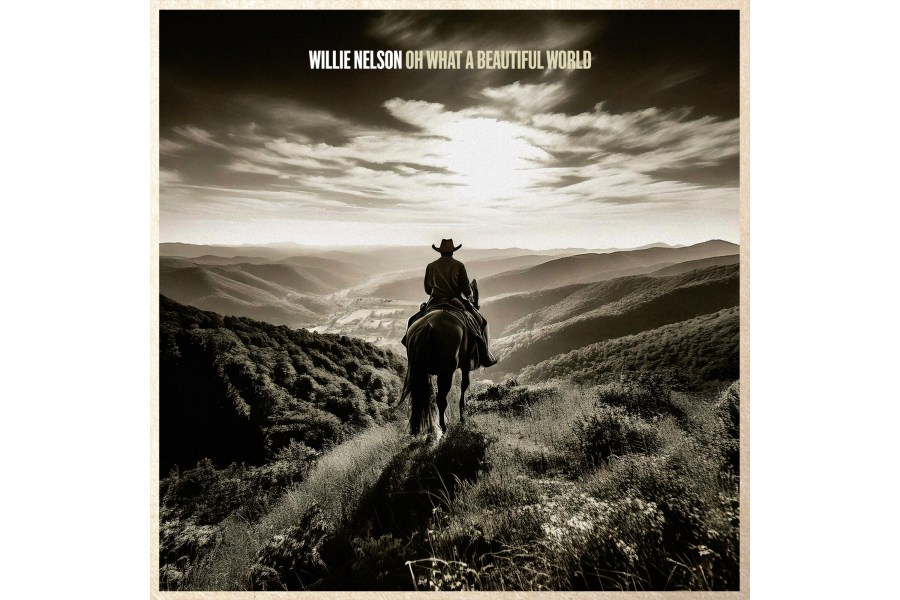 This album cover image released by Sony shows “Oh What A Beautiful World” by Willie Nelson. (Sony via AP)